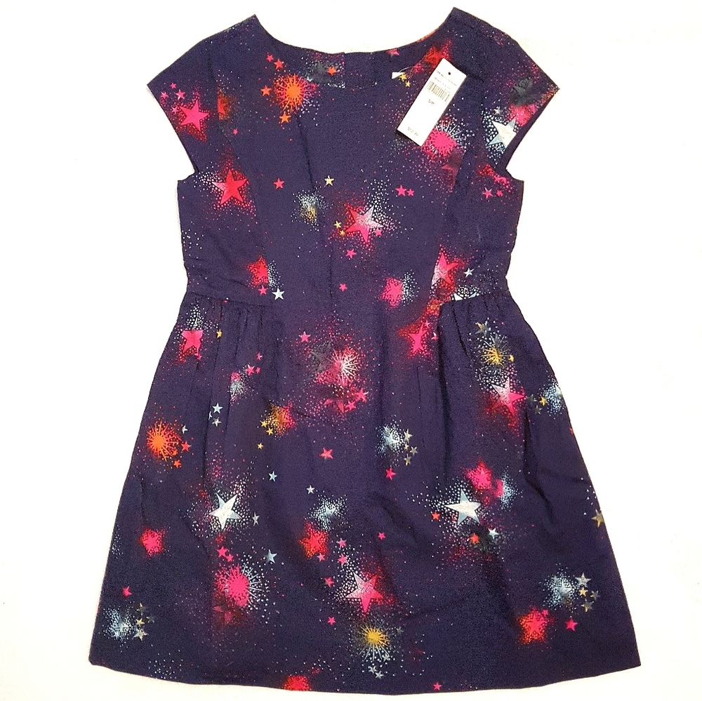 GAP Kids space star universe summer party dress NEW